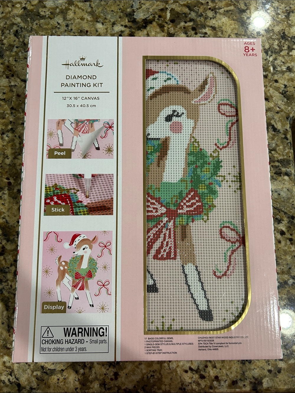 Hallmark Reindeer Diamond Painting Kit